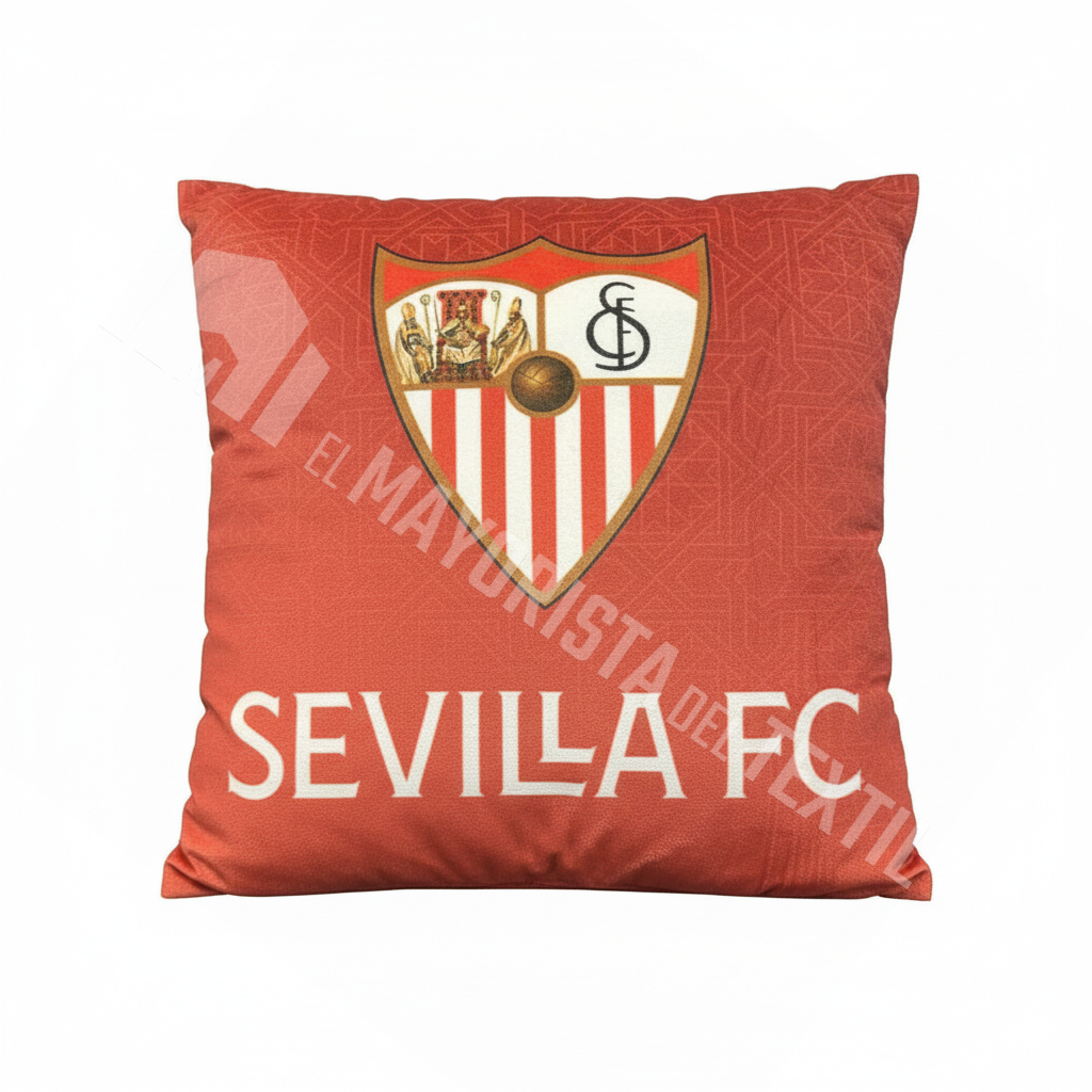 Cojín Oficial Sevilla FC Terciopelo Asditex